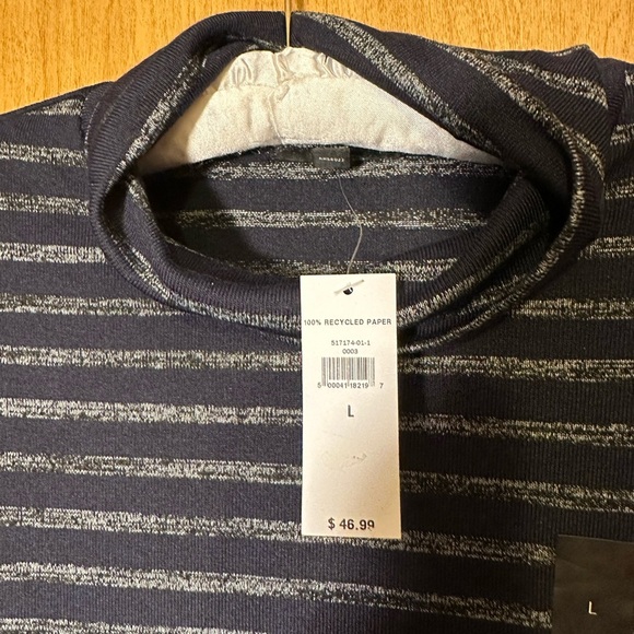 NWT Banana Republic mock turtleneck knit long sleeve top size large - Picture 4 of 6